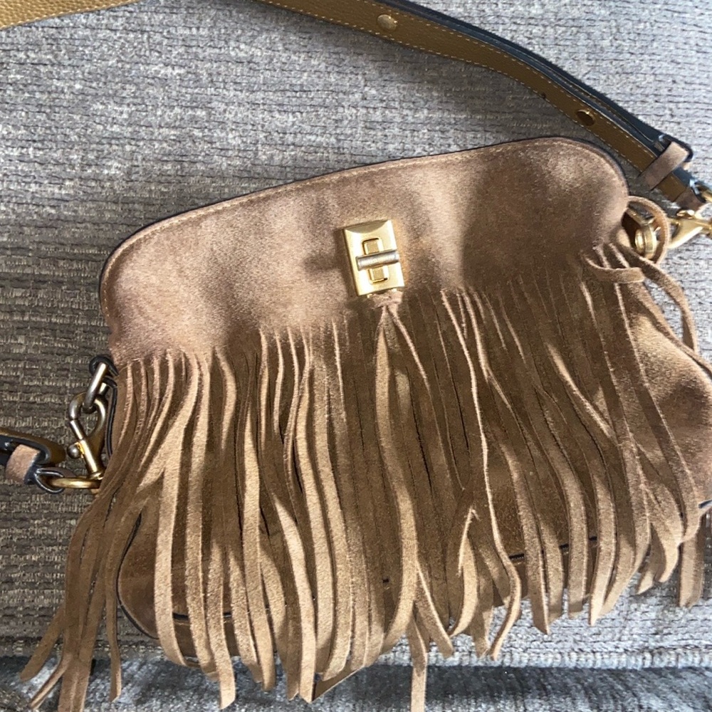 Rebecca Minkoff suede handbag